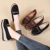 Autumn muffin shoes women's fashion platform versatile mother shoes one pedal non-slip casual women's shoes