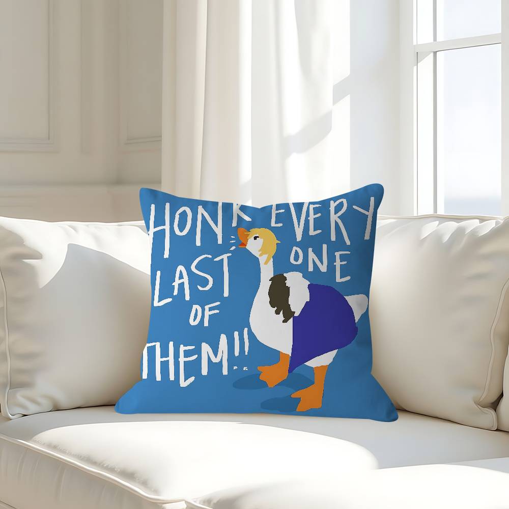 H-Honk Honk Pillow Case Removable Washable Cushion Cover – All-Season Soft Linen