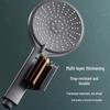Five-Speed Adjustable Handheld Pressurized Shower Head Set