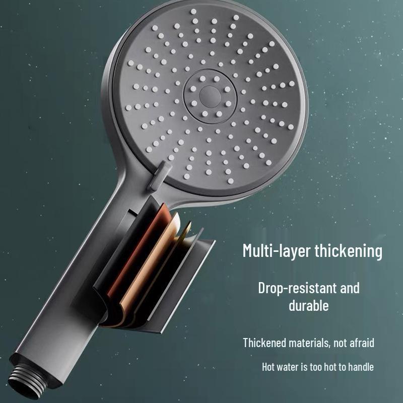 Five-Speed Adjustable Handheld Pressurized Shower Head Set