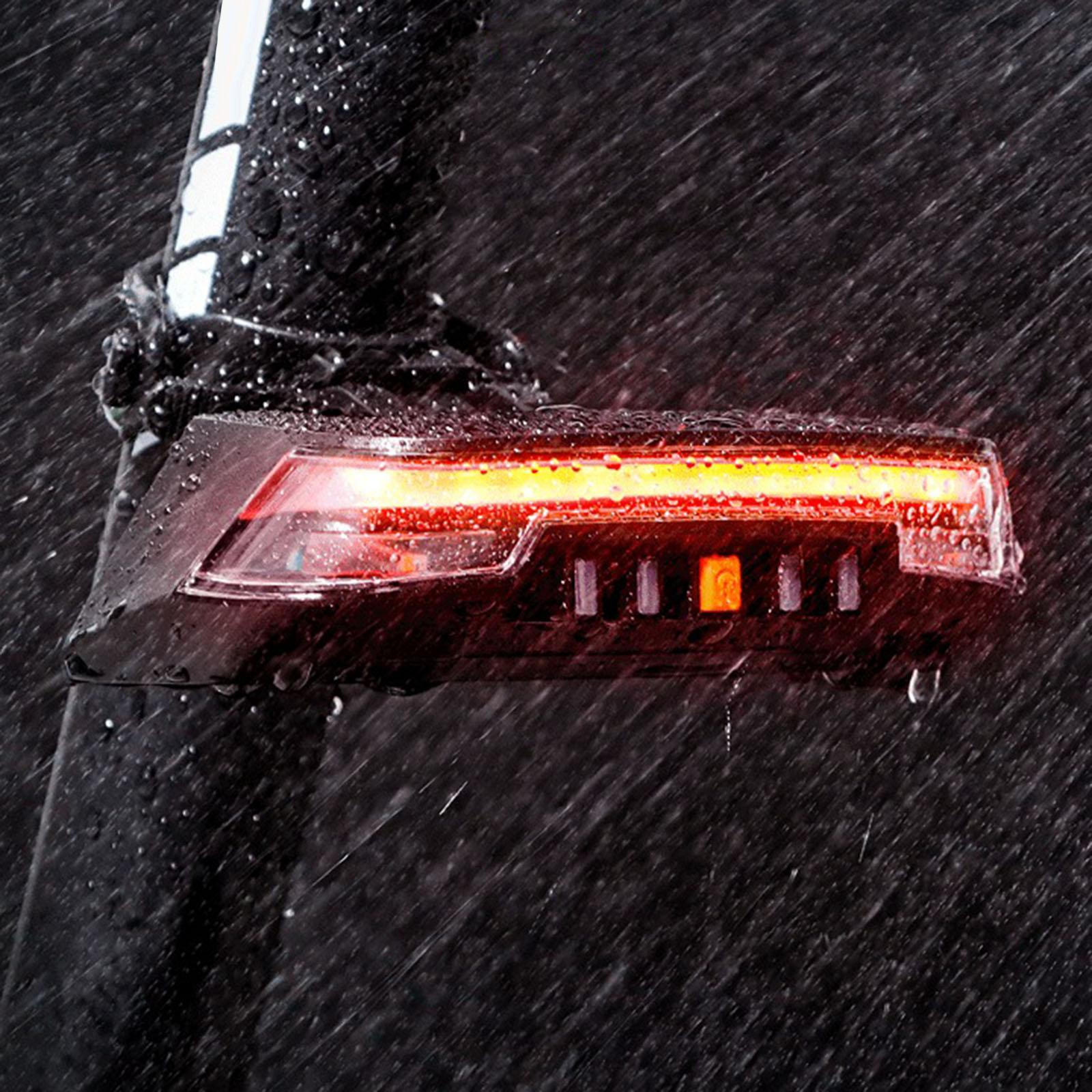 Велосипедный поворотник USB-перезаряжаемый многоцелевой предупреждающий фонарь для ночной езды