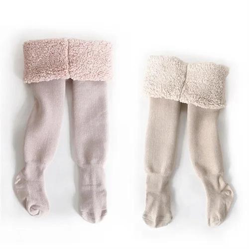 2Pairs/set Children's Tights for Girls Winter Thick Casual Cotton Toddler Baby Girl Pantyhose Snow Keep Warm Kids Tight 0-8Years