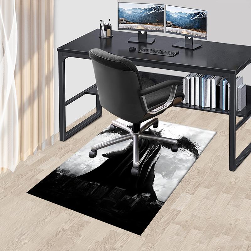 

Batman,Gotham City Office Carpet Chair Mats, Home Decor Dormitory Floor Protector With Anti-Skid Backing, Large Area Coverage, Christmas Dec 60cm by 90cm