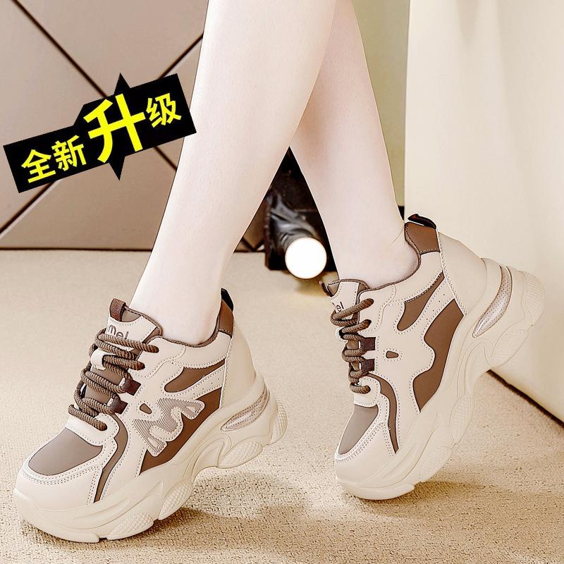 Platform dad shoes women's spring and autumn 2025 new small soft sole versatile platform sole sports casual shoes women