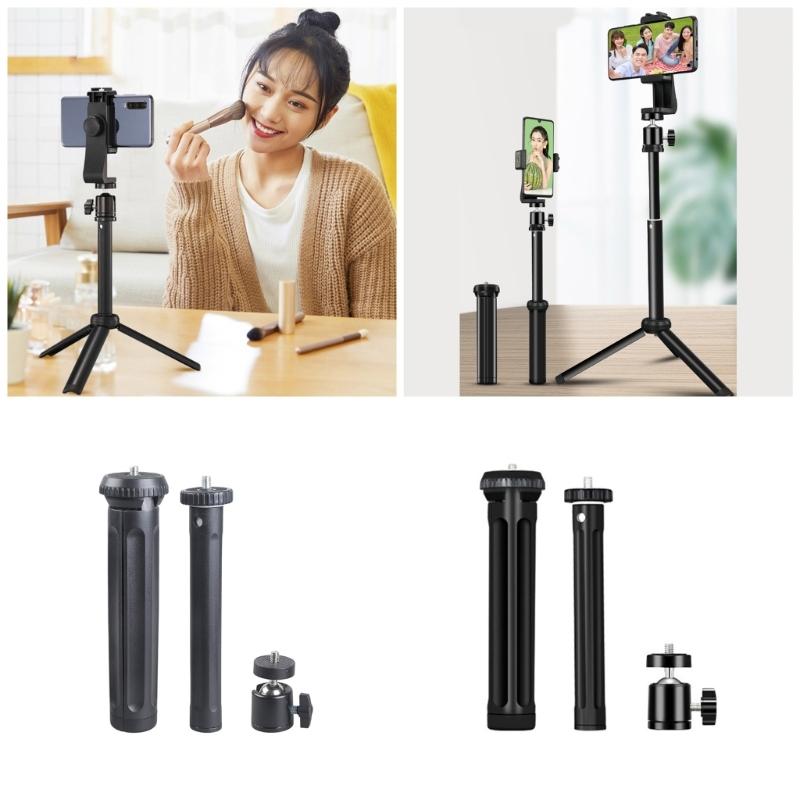 Lightweight PTZ Tripod Scalable Desk Stand for Content Creators and Streamers with Quick Setsup and Strong Stability