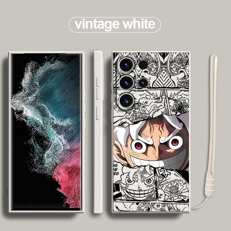 One Piece Retro New Phone Cover Case for Samsung Galaxy S25 S23 S21 Plus S20 FE S24 Ultra Note 20 10 Ultra S25Edge S22