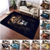 1PC Lion Pattern Printed Carpet Rug for Living Room Bedroom Home Sofa Decoration,Non-slip Floor Mat Floor Mat