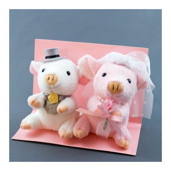 Wedding Set Pig Stuffed Toy 23504