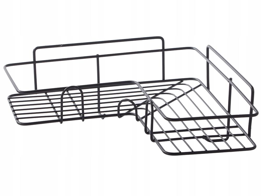 Corner Bathroom Shelf Cy-0111 Black (40) Gab_A