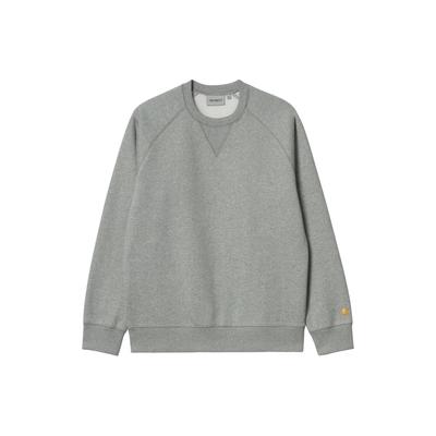 Chase Sweat Crewneck Pullover Solid Color Long Sleeve Sweatshirt Men Sweatshirt Gray I033660-00M-XX