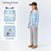 Teenie Weenie Girls' Cute Puppy Jacquard Knit Cardigan