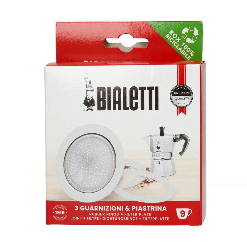 Bialetti Moka Express 9-Cup Filter & Gasket