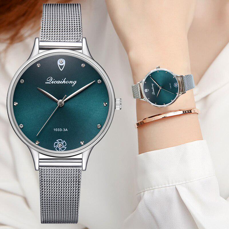 

Популярні модні жіночі романтичні годинники Starry Sky Casual Luxury Brand YOLAKO Leather Rhinestone Watch Relogio Feminino чорний