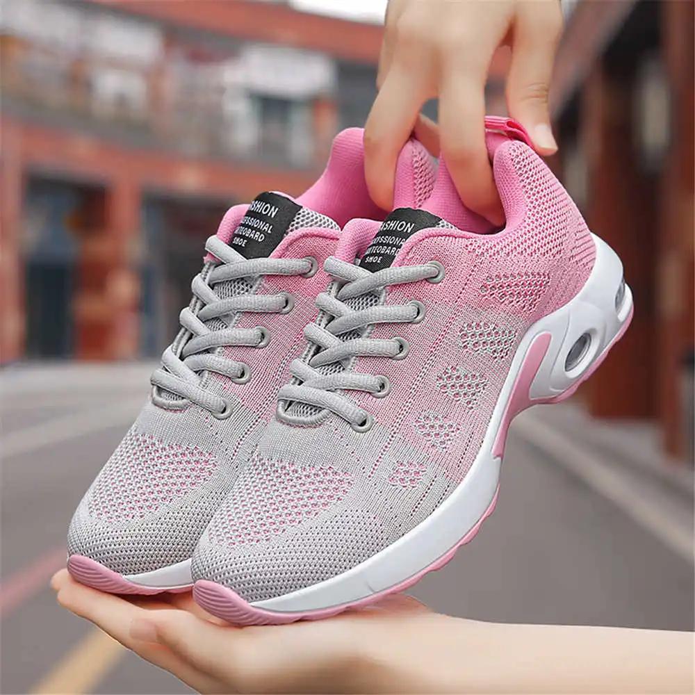 Ete Gray Women Sports Goods Flats Blue Shoes Lux Sneakers Runner 4yrs To 12yrs Genuine Brand Tenya Unusual Funky Model