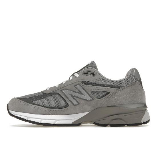 New Balance 990v4 Made In USA Grey Silver Unisex Sneakers U990GR4