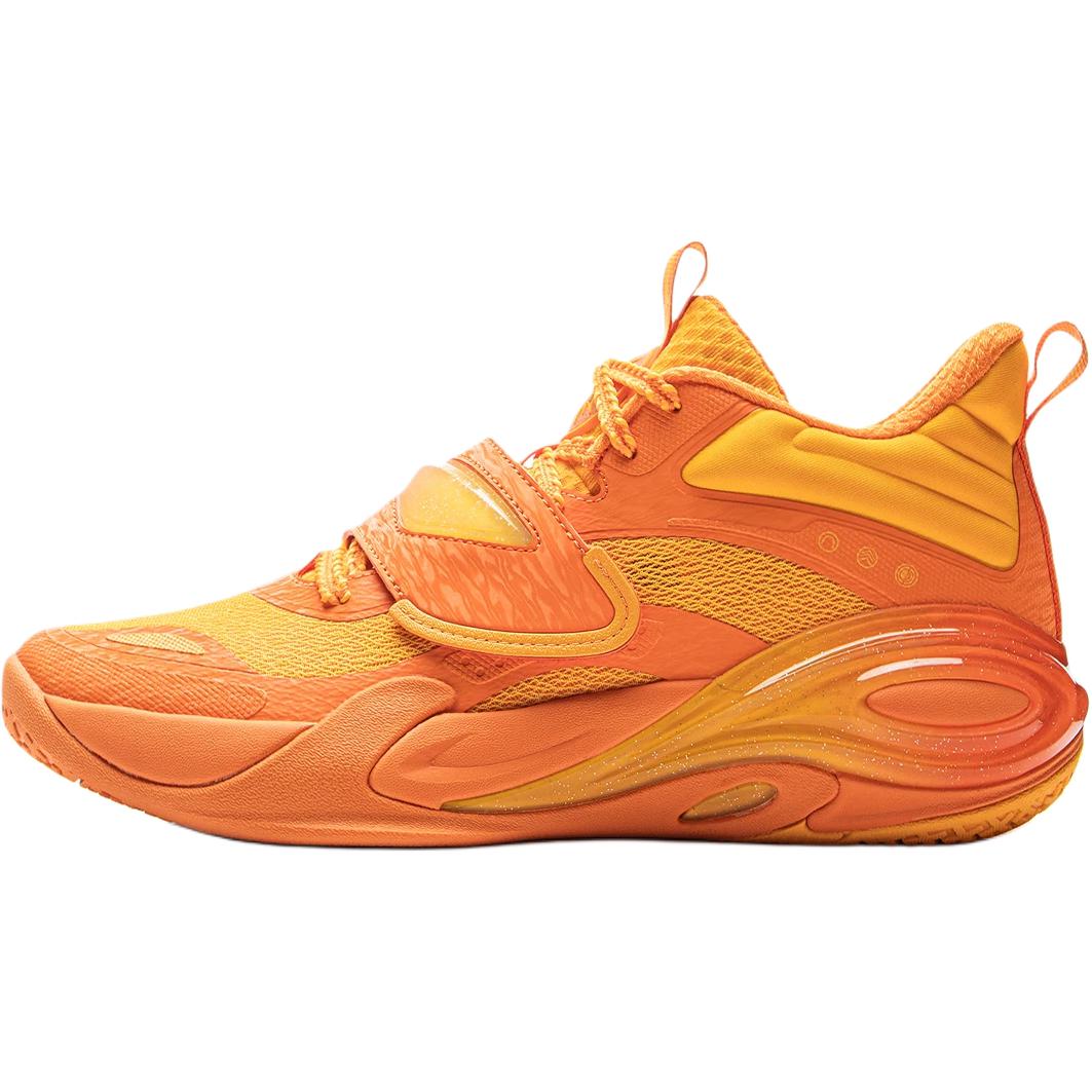 Li Ning YOUNG Basketball Breathable Low top Children s Basketball Shoes Sun Orange Kids YKBV116-5 38