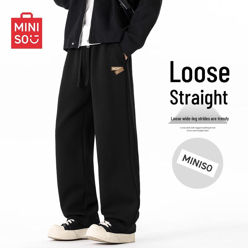 MINISO Unisex Straight-Leg Casual Sweatpants