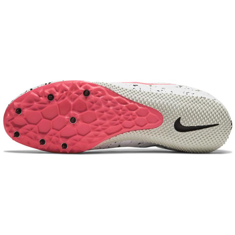 Nike Air Zoom Rival S 9 Spikes 'Paint Splatter White Crimson Jade' Sneakers Casual 907564-101