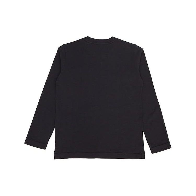 Stone Island T-Shirt With Compass Patch Long Sleeve Kids Tops Navy-Blue 791620347-V0020