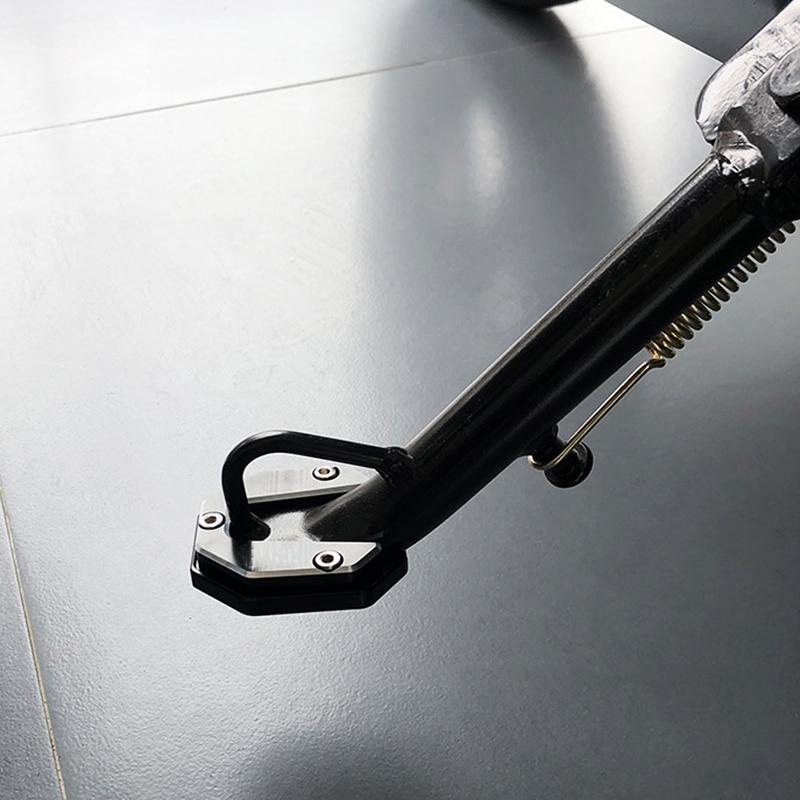 Scooter Motorcycle Bike Kickstand Extender Foot Side Stand Extension Pad Support Plate Anti-skid Enlarged Base