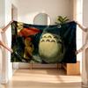 Minu naaber Totoro (1) Flanell-tekk pehme aktsent magamistoale ja elutuppa ning hubane kodune kingitus