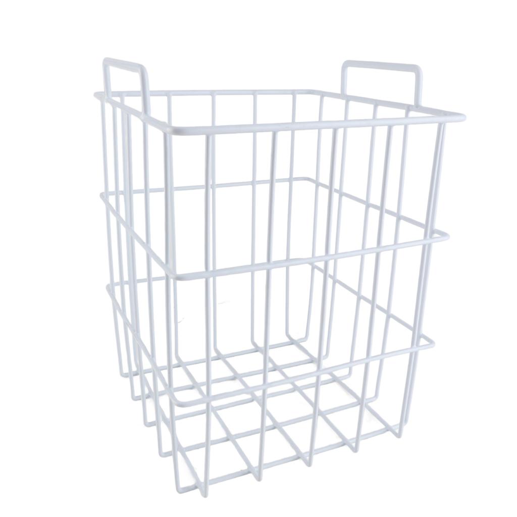 Gefrierschrank Drahtkörbe Hohe Kapazität Tiefer Kühlschrank Organizer Korb für Küchenlebensmittel