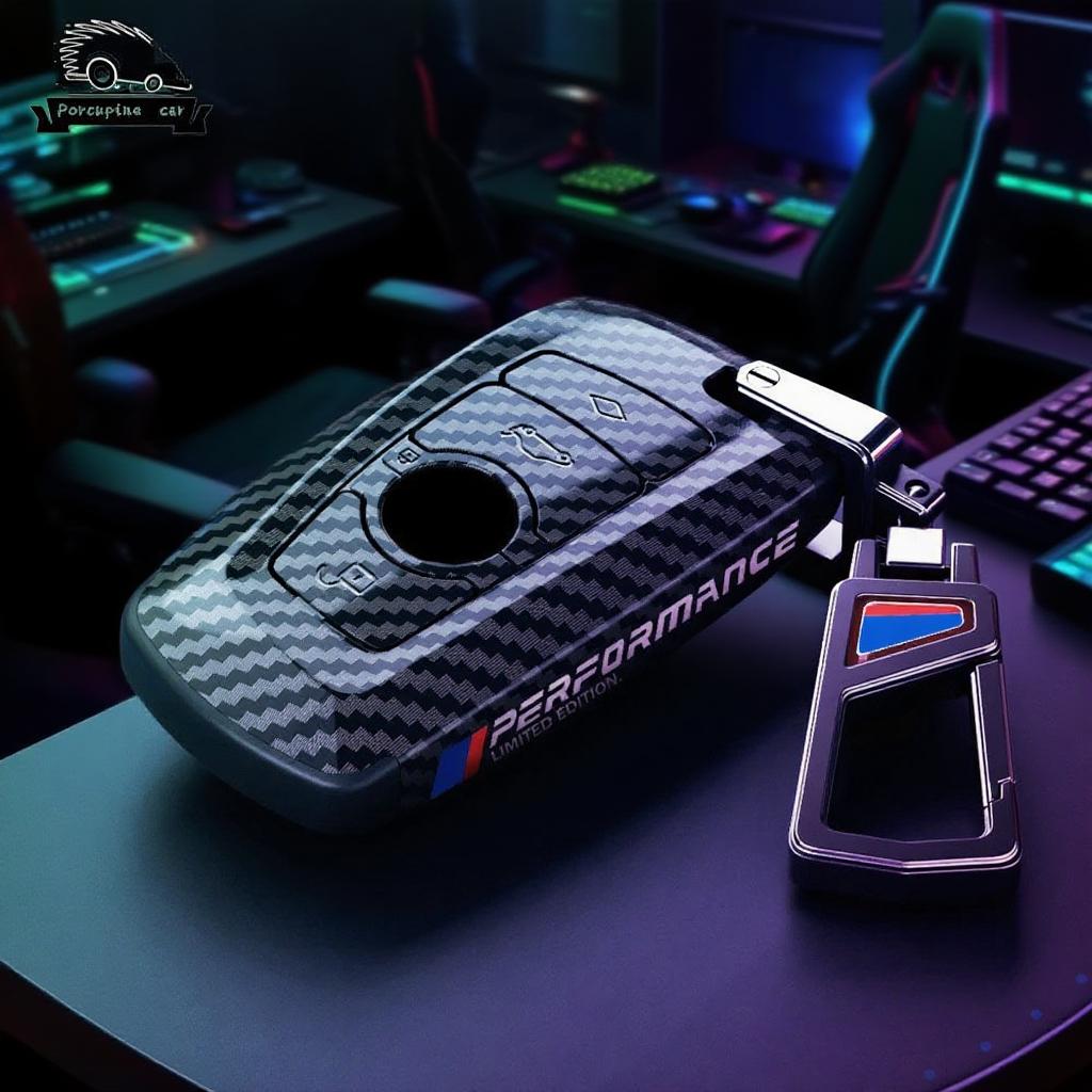 ABS Carbon Fiber Car Key Cover Case For Bmw F20 F30 F31 F34 F10 F11 F25 I3 M3 M4 F15 F16 3 5 Series GT Car-Styling Accessories