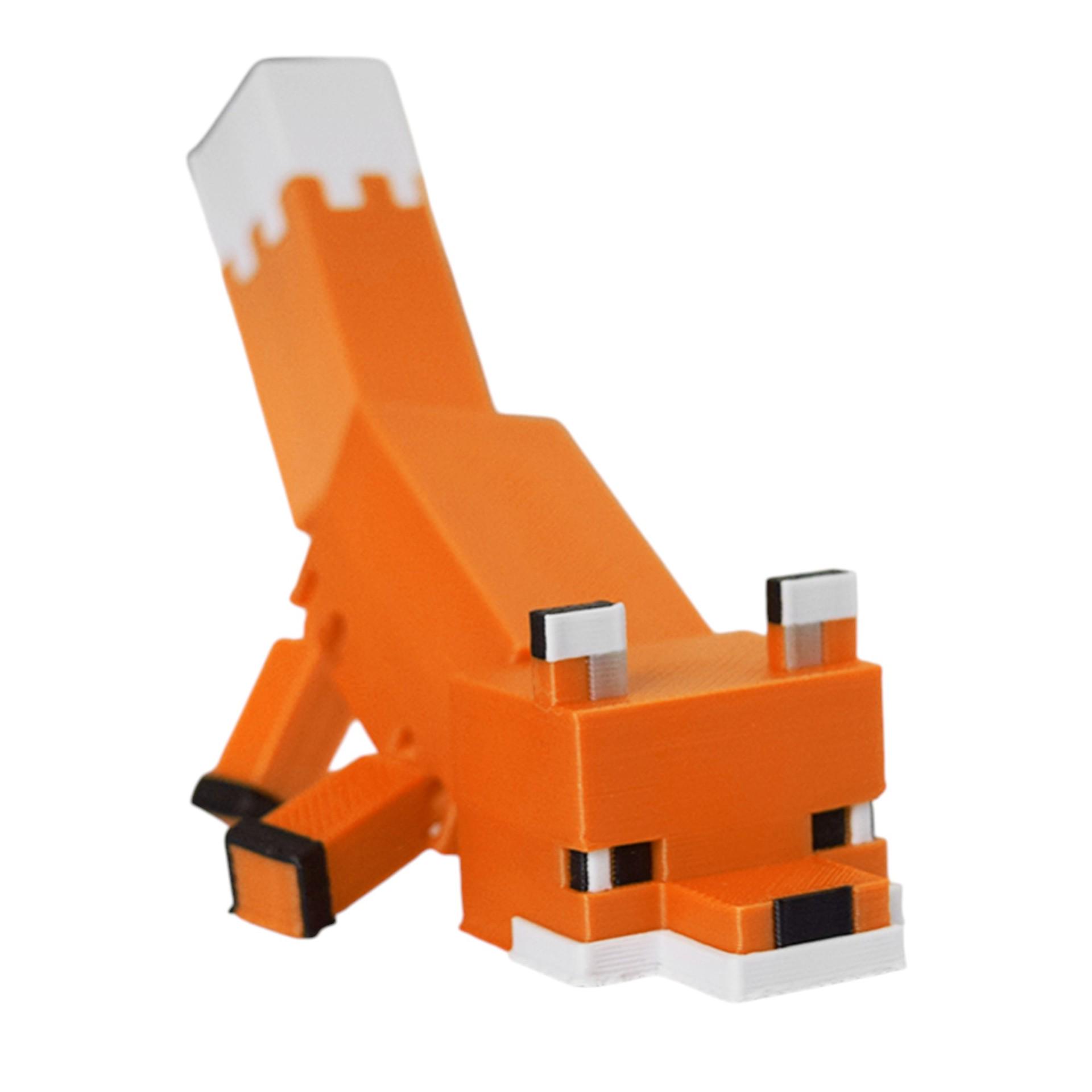 Kusaka My World Little Fox 3D Printed Jointed Doll Desk Ornament Orange