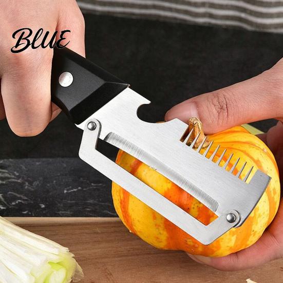 Stainless Steel Blade Kitchen Tool Vegetable Peeler with Handle Multi-Function Fruit Potato Multi-purpose And Peeler 2-in-1 Bottle Opener Ergonomic