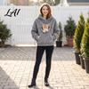 Pet Carrier Hoodie for Women Loose Fit Pullover Sweatshirt with Front Pouch Small Dog Carrying Long Sleeve Autumn Winter Casual Tops Dogs