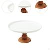 Ceramic Cake Stand with Foot for Displaying Desserts And Snacks