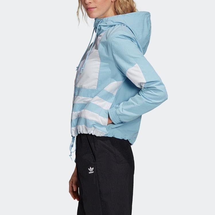 adidas Originals Trefoil Collection Jackets Women's Blue Hooded Moderate Other FU1737
