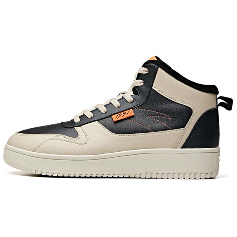 

Anta Life Collection Durable Breathable High-Top Skateboard Shoes Men s Black Gray Sneakers 43