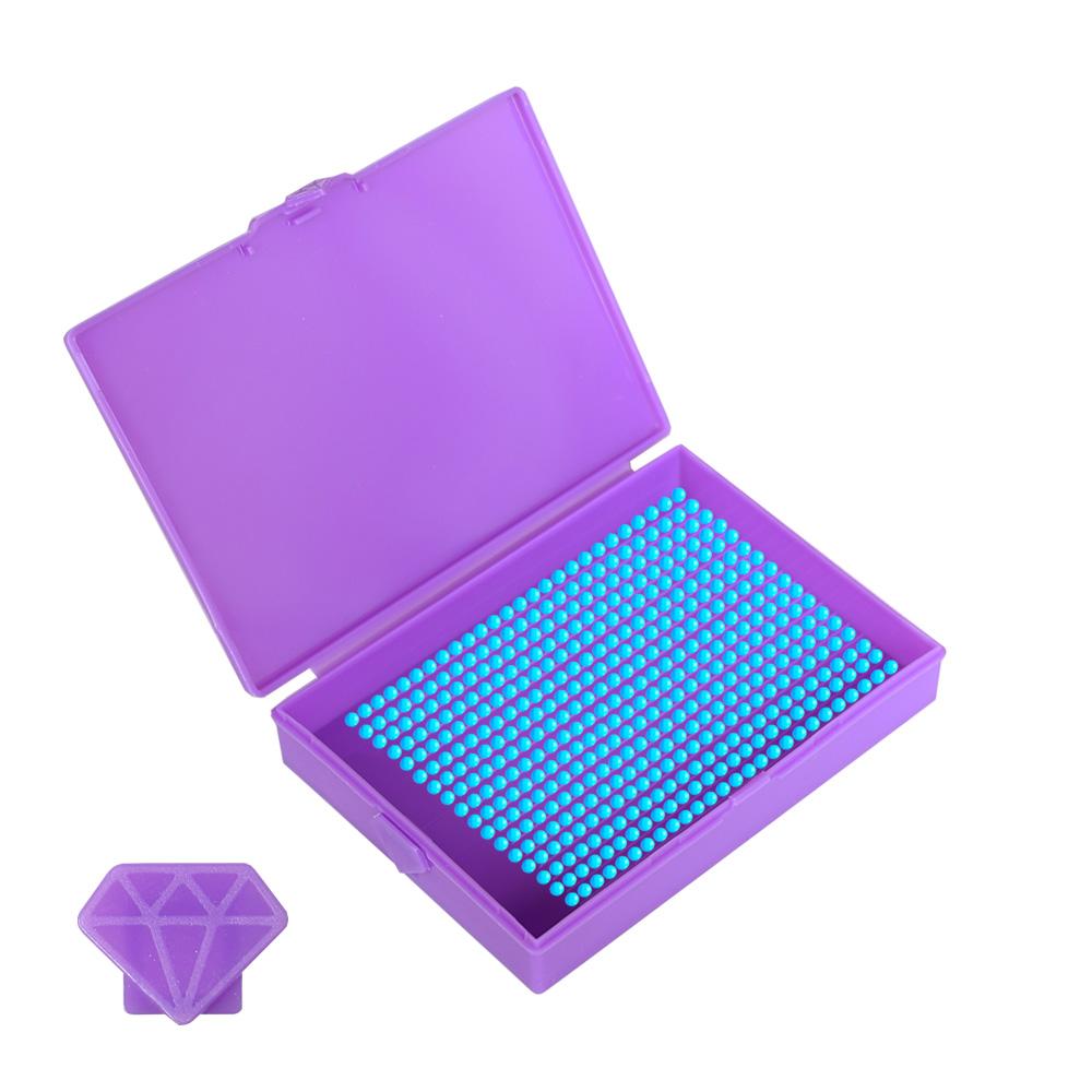 New Macaroon Colour DIY Multifunctional Diamond Painting Tray, Flip-Top Diamond Storage Tray Box, Easy To Place The Diamonds