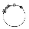 Irregular Oval Frame Connectors Moon Hammered Texture Links For Earring Making