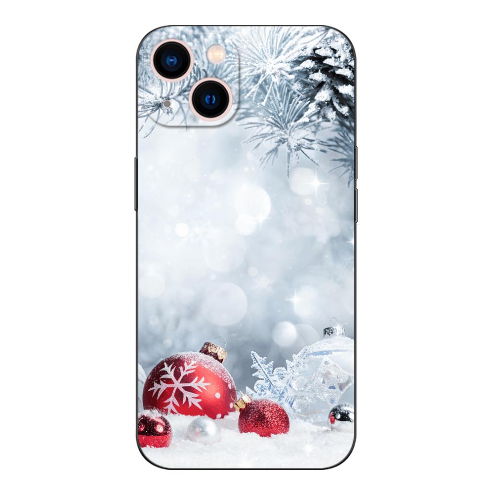 Husa neagra din Tpu pentru Motorola Moto G52 G42 G60 4G G60S G71 G9 Play Plus Power One 5G Ace iarna fata de Craciun