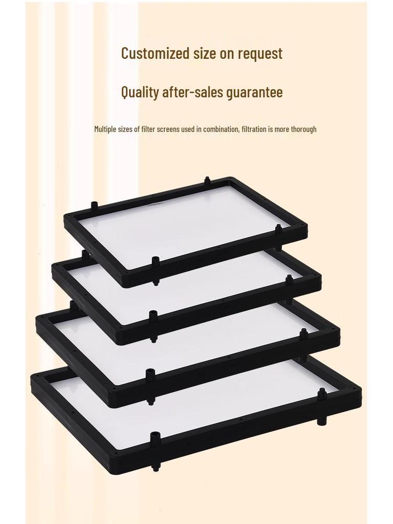 Aquarium Bodenfilter Trennwand zur Fischabfalltrennung