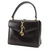 Gucci One Handle Handbag Old Gucci Brown Leather Women Used