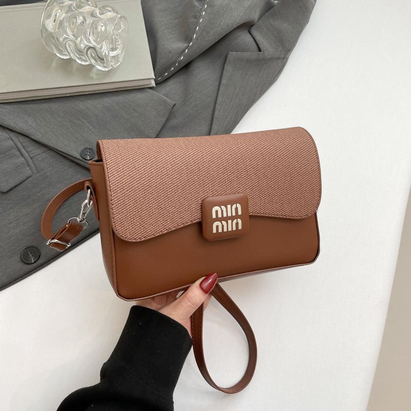 Fashion high-quality retro shoulder bag summer new casual versatile simple shoulder messenger bag