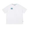 Ruohan Wang Collaboration Series Loose Fit Digital Print Design Short Sleeve T-Shirt Women Tops White LWT0092523RT00FK14000