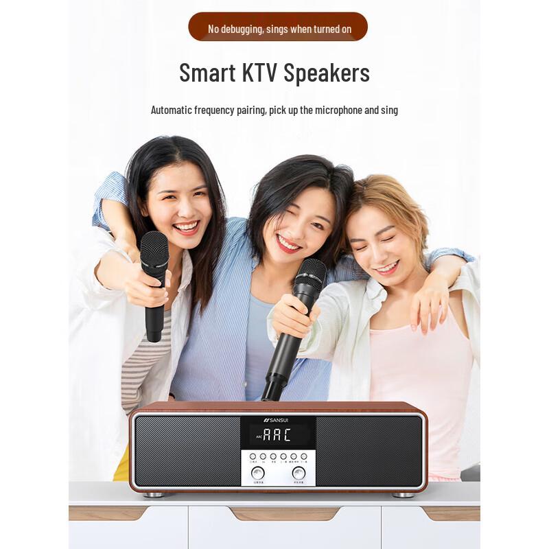 SANSUI T73 Home KTV Karaoke Audio System CN Plug (adapter Included)
