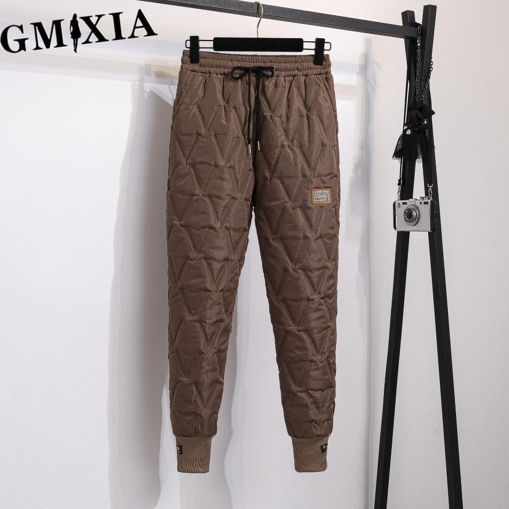 

GMXIA Женские Модные Повседневные Однотонные Брюки и Капри с Принтом XL коричневый