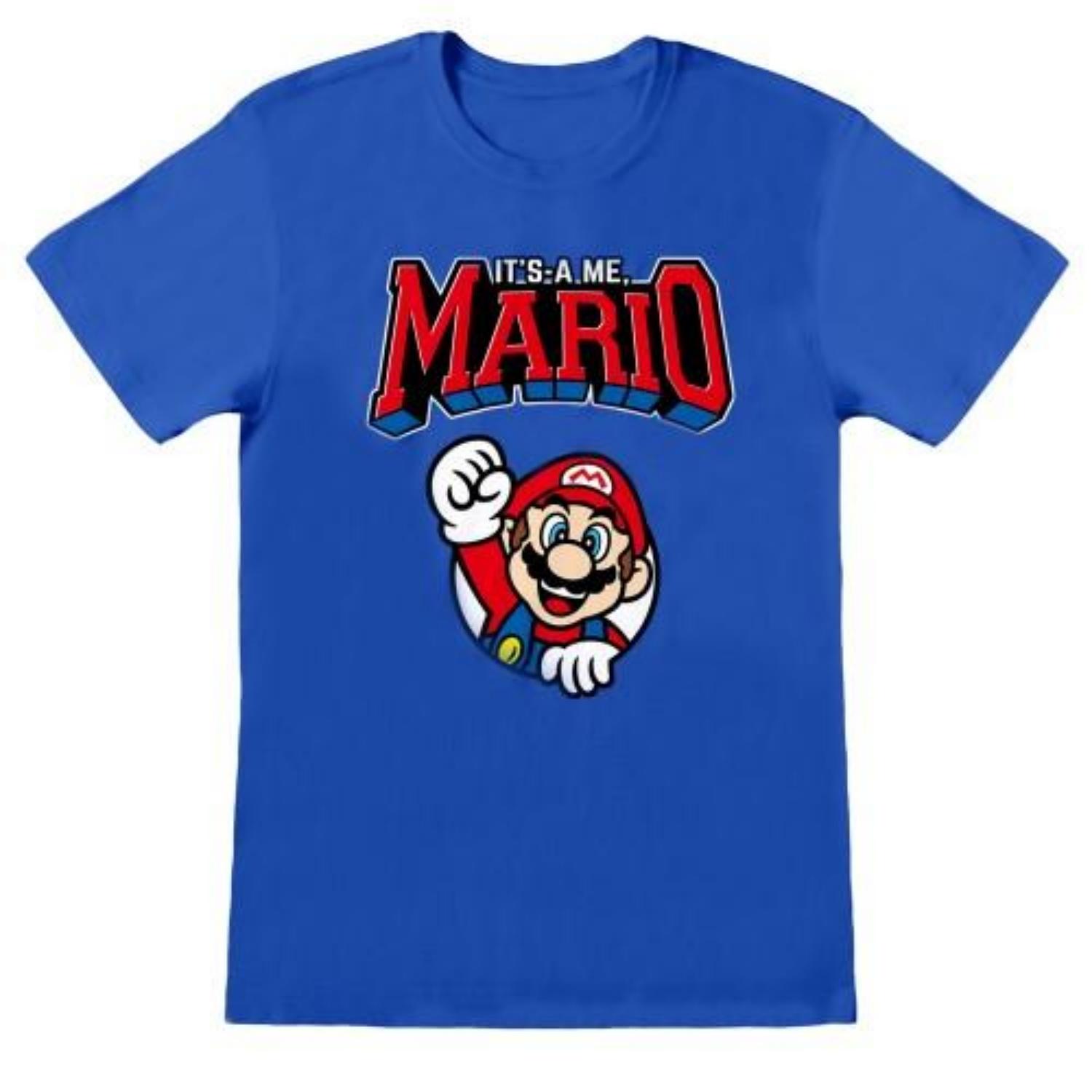 Super Mario Unisex Adult Mario T-Shirt S