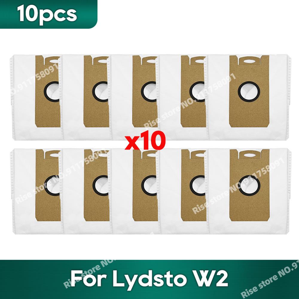 Zubehör Kompatibel Für Lydsto W2, Kyvol Cybovac S60, AICLE INS-200, inic iX10 Roboterstaubsauger Ersatzteile Staubbeutel Filter Mopp