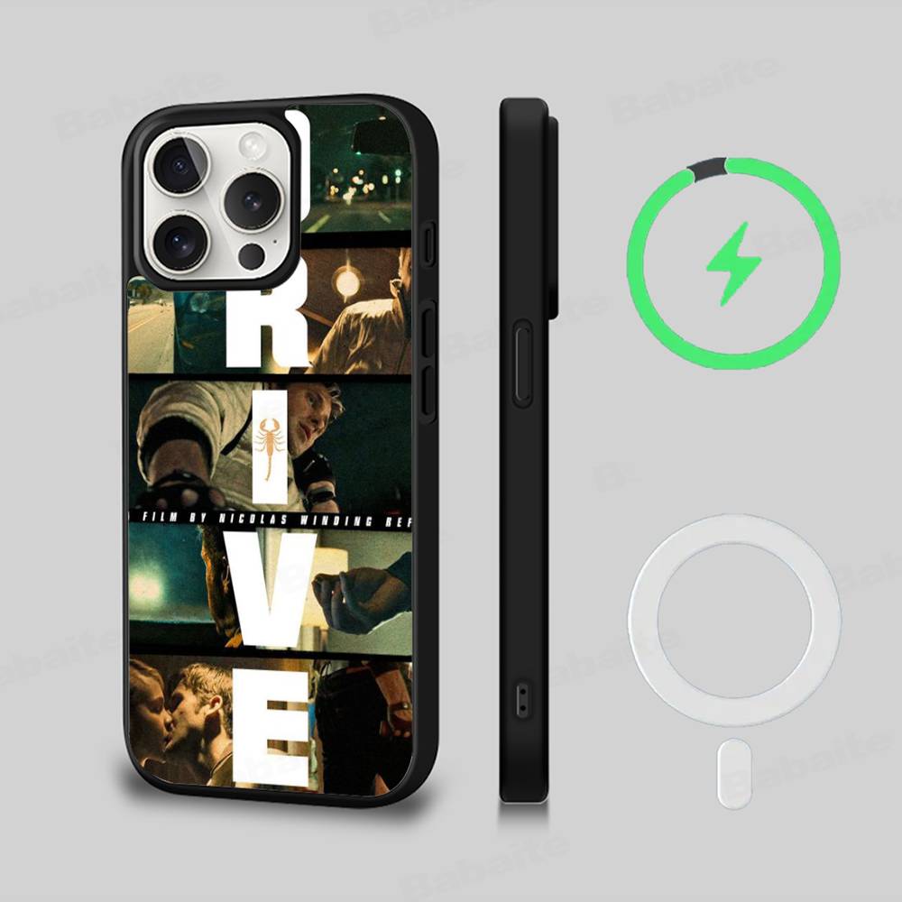 Fahren Ryan Gosling Film Für Handyhülle Für IPhone 17 Air 16 15 14 13 12 11 Pro Max Plus Für Kabelloses Laden Abdeckung