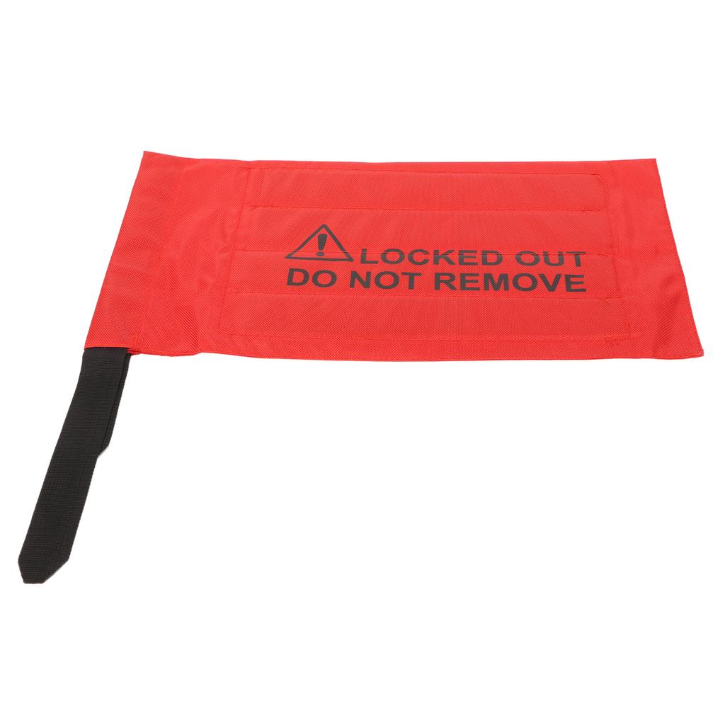 Safety Lockout Bag Wear Resistant Red Warning Signs for Vehicle Controller Button