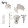 Heights Welding Gauges Measuring Silver Tools V-Wac 6pcs Widths Angles Boiler Bridge Gage Gaps Inspection MG-11