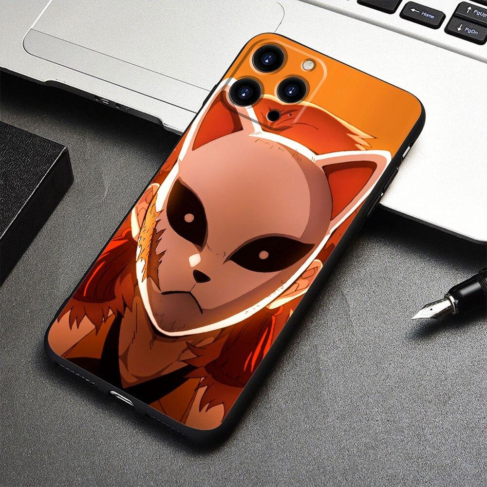 Offizieller Fall für iPhone 14 X 12 7 XS 13 Pro Max 8 Plus XR 11 5 6S SE2022 SE2 6 Mini SE Dämon Slayer Kimetsu No Yaiba
