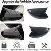 for Nissan Altima 2019-2024 & Sentra 2020-2024 Ox Horn Rear View Side Mirror Cover Car Side Rear View Mirror Guard Cover Auto Exterior Decoration