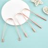1 Pc Copper Tongue Scraper U Shaped  Cleaner Travel Handy Case Remove Breath Cleaning Coated Oral Hygiene Scrapper Tools